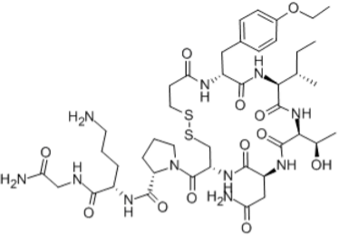 The general structure of atosiban 